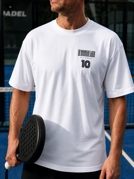 Padel Katoenen Wedstrijdshirt - Vibora ( black label ) Be a Number Ten