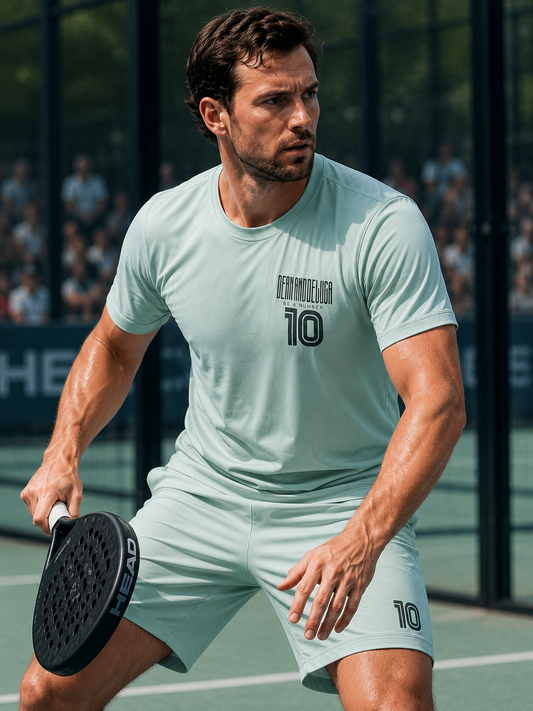 Padel Recycled Wedstrijdshirt - El Partido ( black label ) Be a Number ten