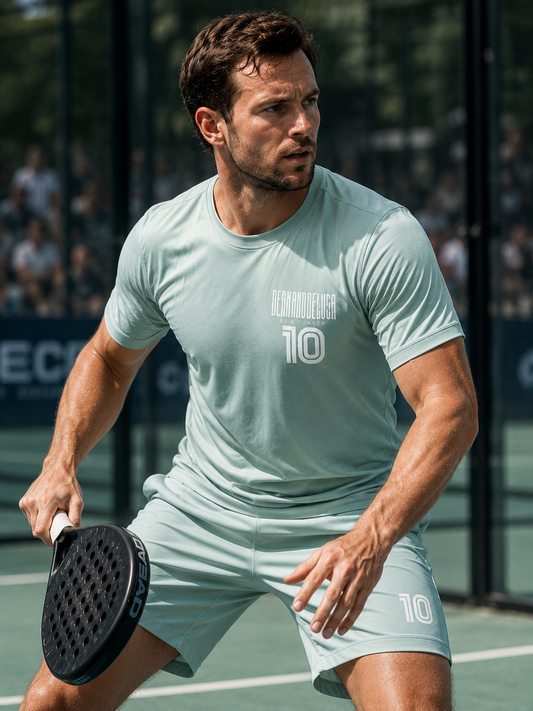 Padel wedstrijd kleding nummer 10 heren Dean and Deluca