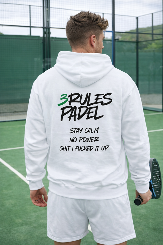 Hoodie "3 Rules Padel" Green