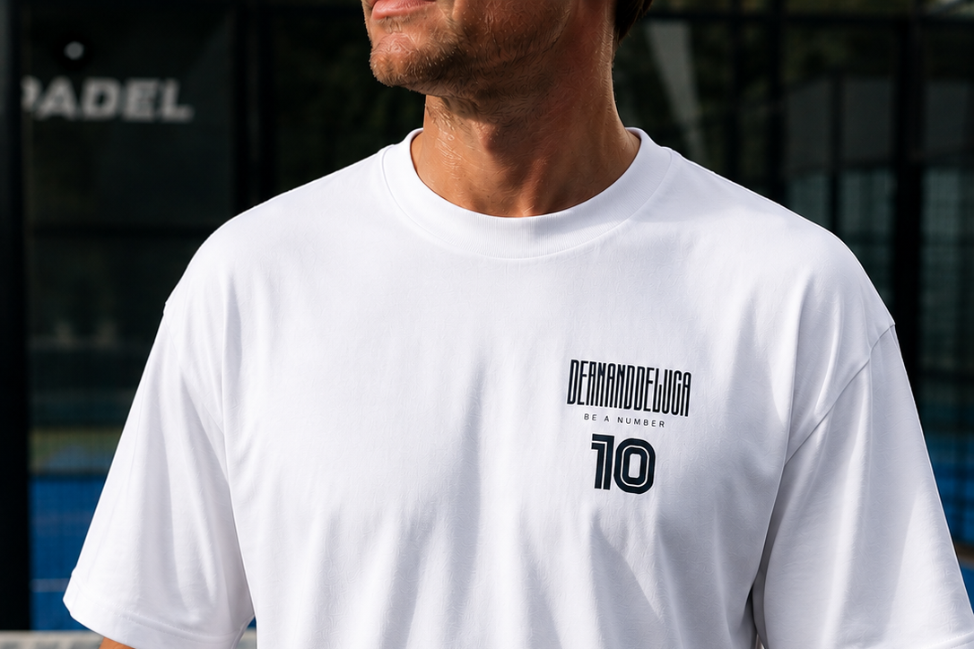 Padel Cotton Match Shirt - Vibora ( black label )