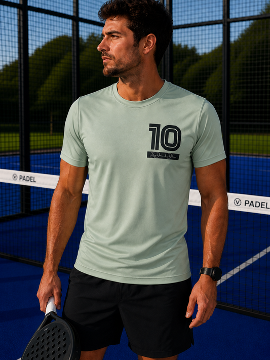 Padel Recycled Wedstrijdshirt - El Partido ( black label ) 10 by Dean and Deluca