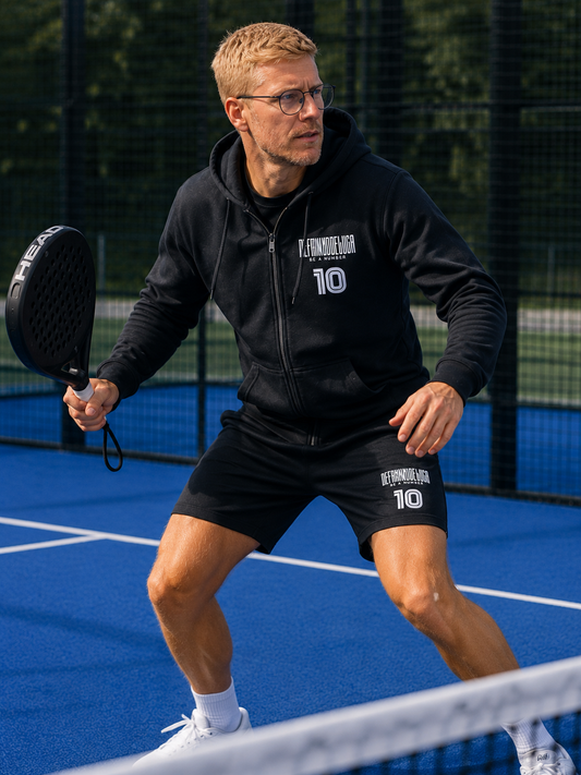 Padel Katoenen Heren Vest met rits - Chaleco ( white label ) Be a Number Ten