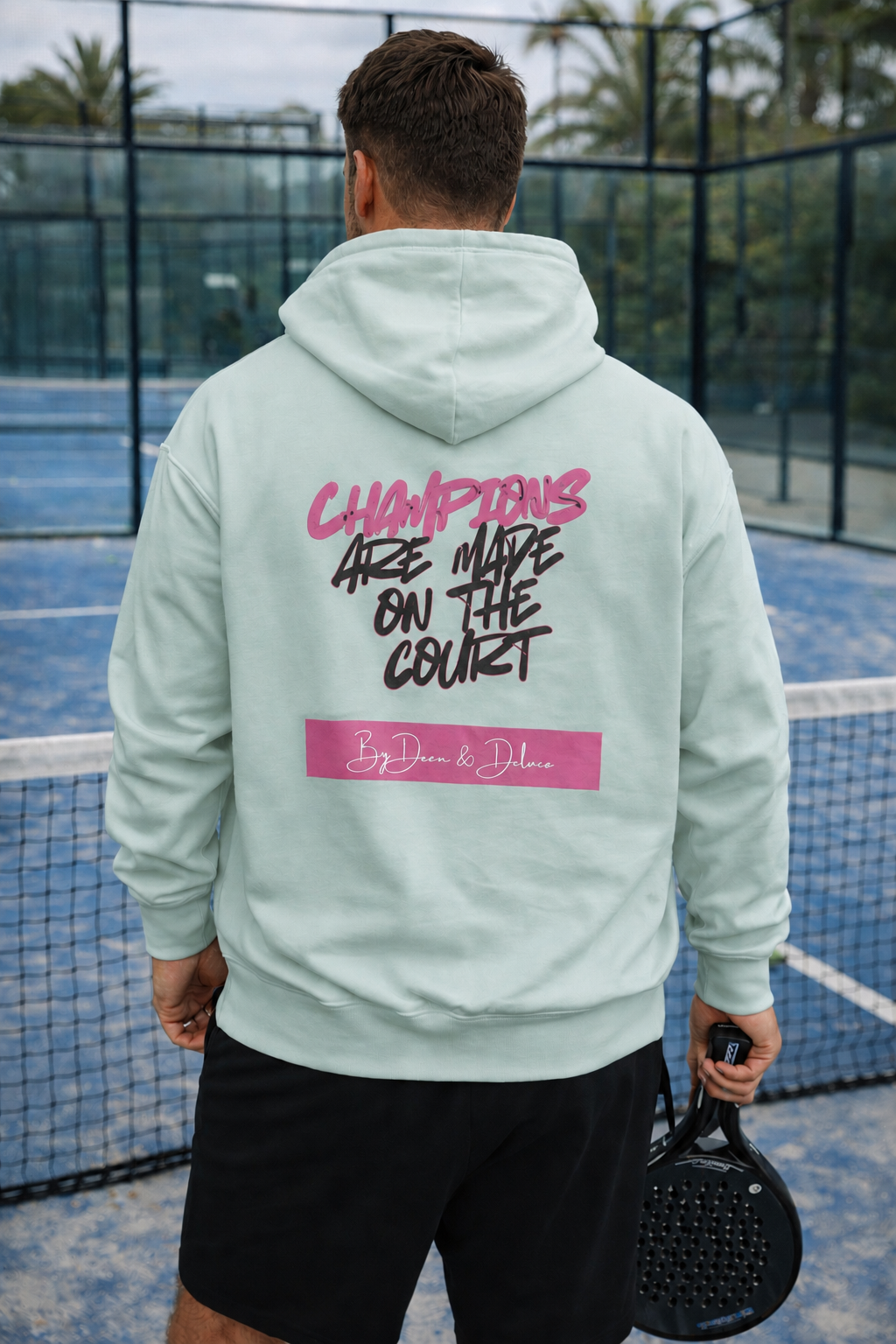 Padel Hoodie - Champions are Made on the Court