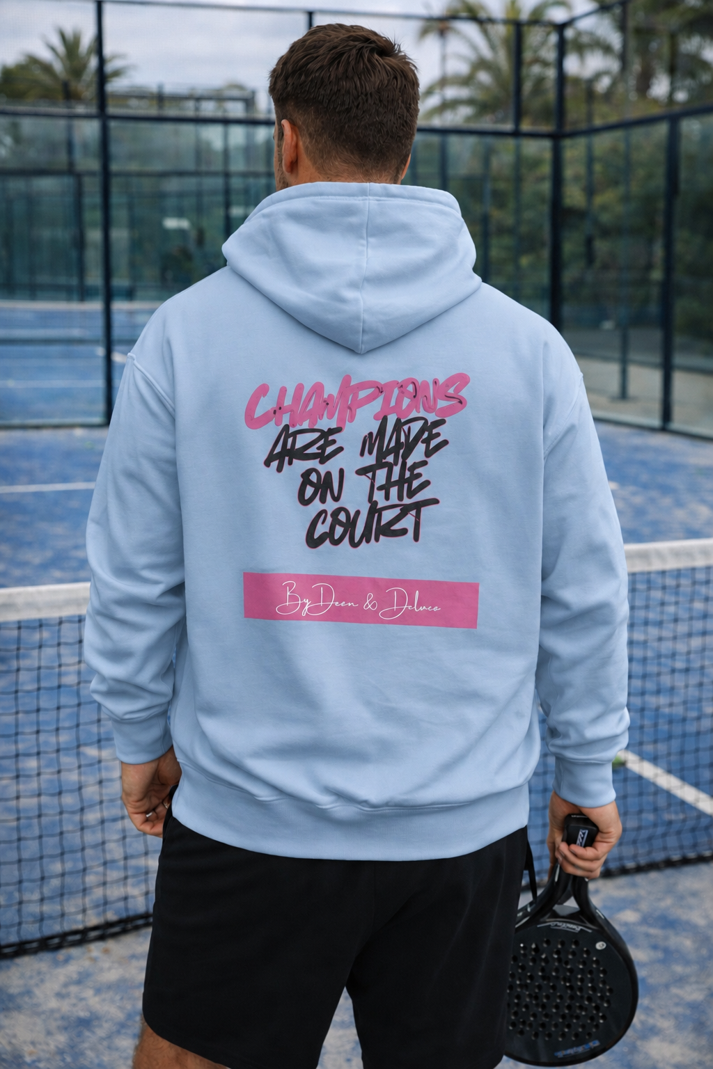 Padel Hoodie - Champions are Made on the Court