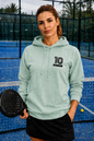 Padel Katoenen Hoodie Ladies - La Pista ( black label ) 10 by Dean and Deluca