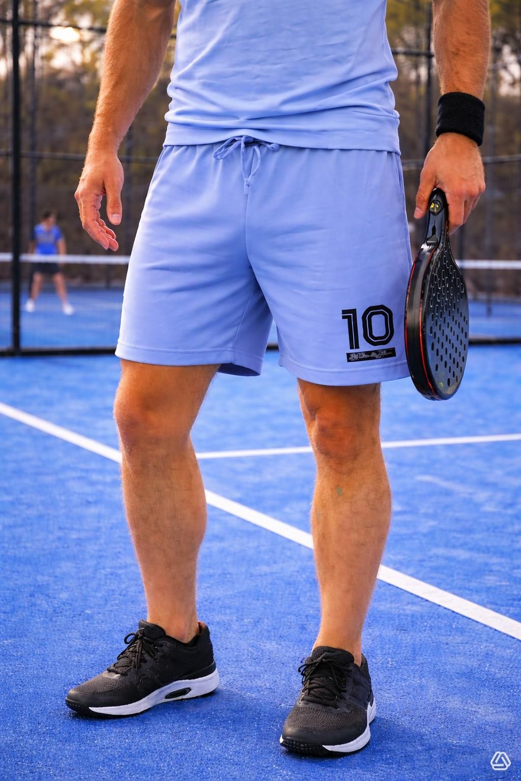 Padel Cotton Match Short - Bandeja ( black label )