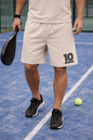 Padel Cotton Match Short - Bandeja ( black label )