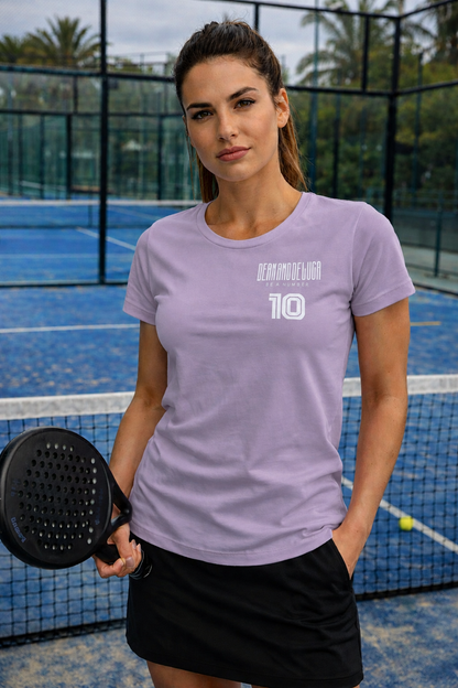 Padel Cotton Match Shirt Ladies - Chiquita ( white label )