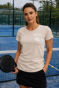 Padel Cotton Match Shirt Ladies - Chiquita ( white label )