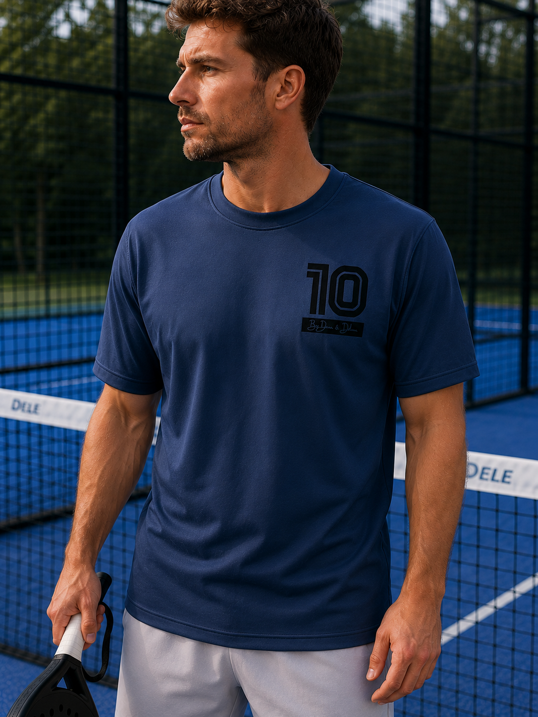 Padel Katoenen Wedstrijdshirt - Vibora ( black label ) 10 by Dean and Deluca