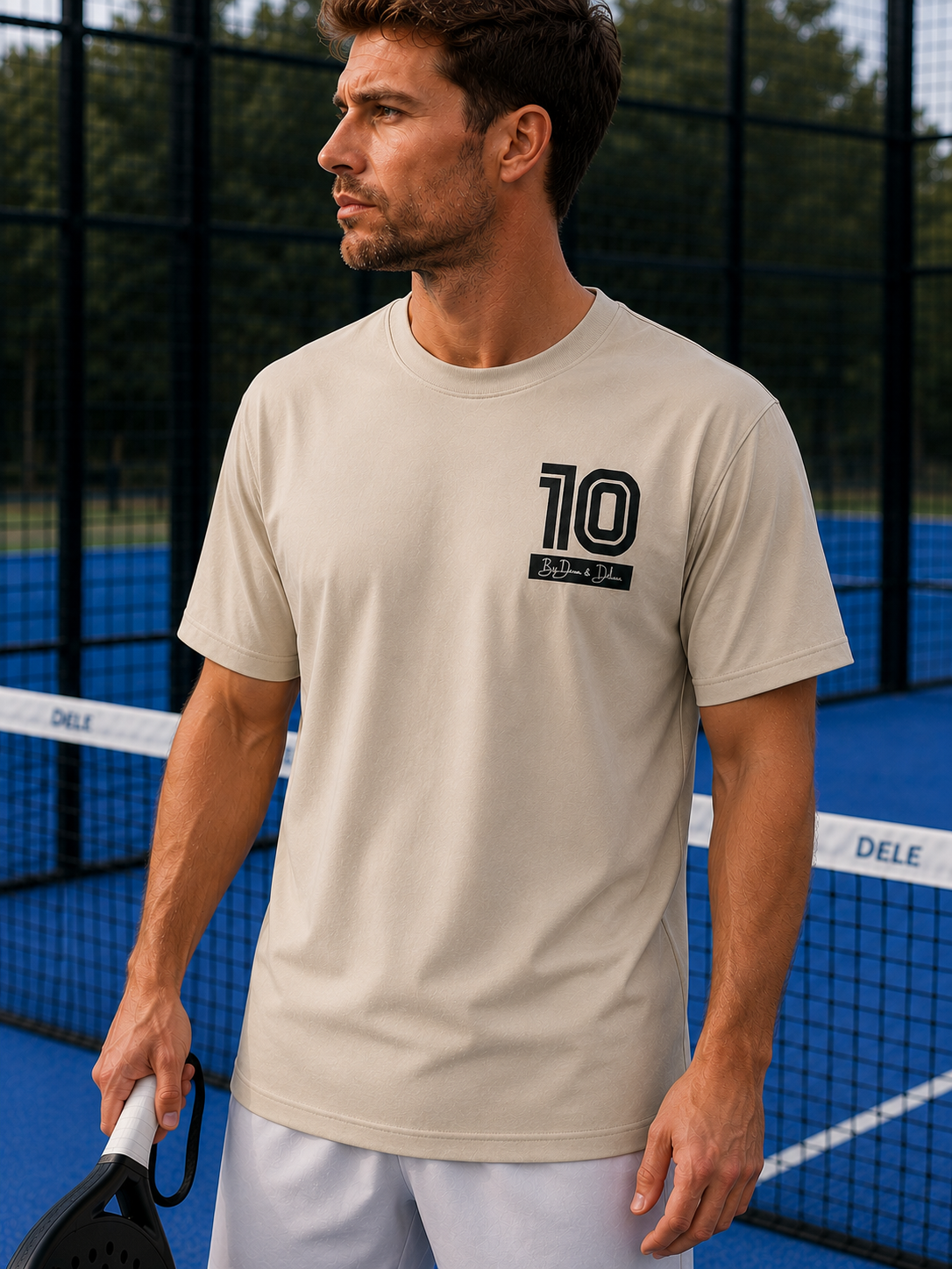 Padel Katoenen Wedstrijdshirt - Vibora ( black label ) 10 by Dean and Deluca