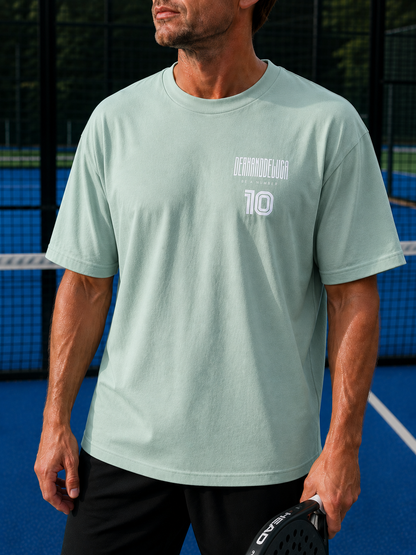 Padel Katoenen Wedstrijdshirt - Vibora ( white label ) Be a Number Ten