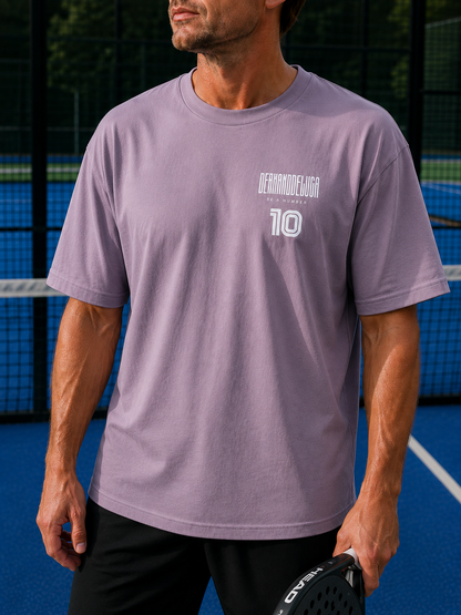 Padel Katoenen Wedstrijdshirt - Vibora ( white label ) Be a Number Ten