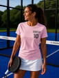 Padel Katoenen Wedstrijdshirt Dames - Chiquita ( black label ) Be a Number Ten