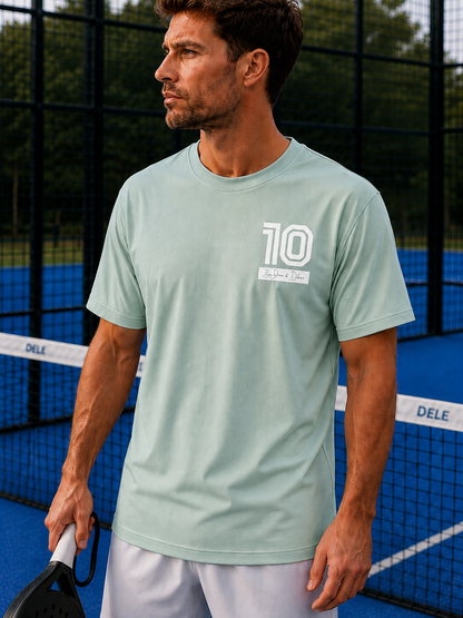 Padel Katoenen Wedstrijdshirt - Vibora ( white label ) 10 by Dean and Deluca