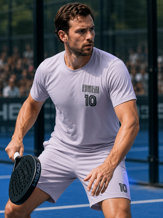 Padel Recycled Wedstrijdshirt - El Partido ( black label ) Be a Number ten