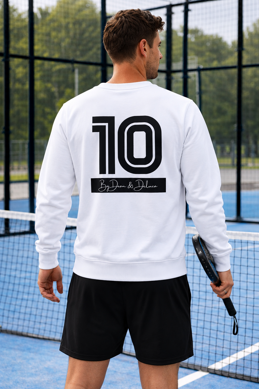 Padel Cotton Sweater - La Pelota ( black label )