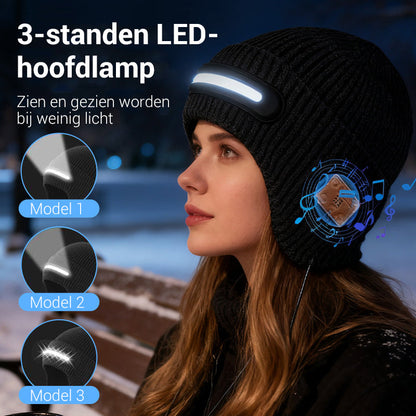 Muts met LED-Verlichting en BlueTooth Muziekverbinding