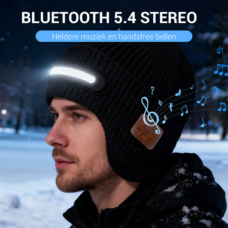 Muts met LED-Verlichting en BlueTooth Muziekverbinding