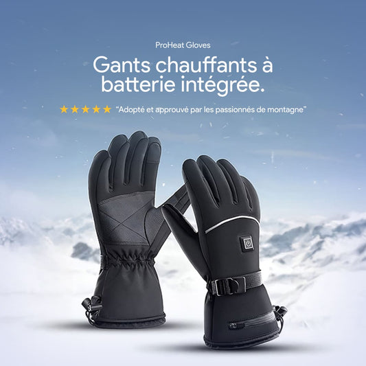 Oplaadbare Verwarmde Handschoenen ( Frans Fabricaat )