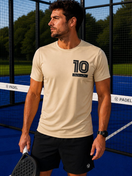 Padel Recycled Wedstrijdshirt - El Partido ( black label ) 10 by Dean and Deluca